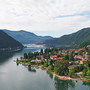 Una vista del lago Ceresio da Brusimpiano