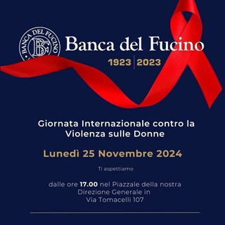 Banca del Fucino, uno street event a Roma contro la violenza sulle donne